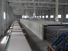 plasterboard production line