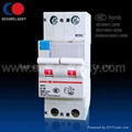 1P+N Residual Current Circuit Breaker with overcurrent protection (RCBO)