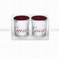 Christmas candle cup 3