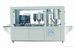 automatic filling ,bottle washing and cap sealing production line