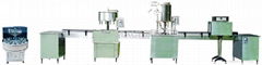 automatic filling ,bottle washing and cap sealing production line
