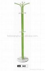 green  coat rack tree 