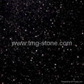 Chinese Black Galaxy Granite Tile & Slab 2