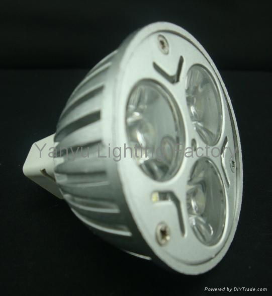 220V GU10 LED Spotlights 3W Aluminium Body  