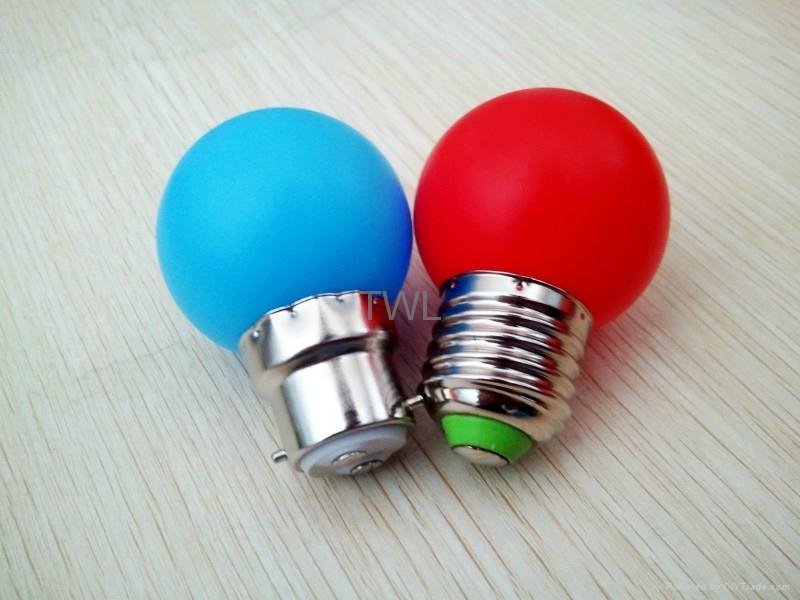 Mini LED Bulb Color LED Bulbs Lights E27/B22 0.5W 3