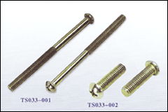 Semicircle end screw