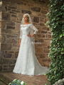 Gorgeous Hot Selling Long Sleeve Lace Wedding Dress
