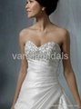 Ruffled Sweetheart Strapless A-line Wedding Dress 3
