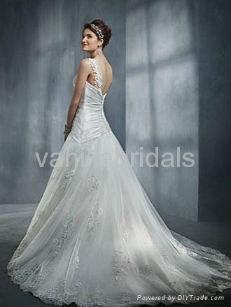 Gorgeous Sweethearted One-shoulder A-line Wedding Dress 2