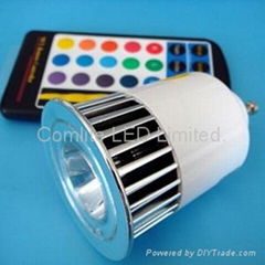 GU10 5W RGB LED spotlight