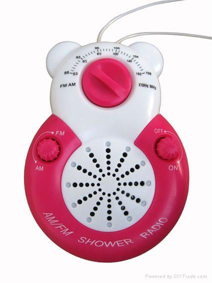 AM/FM SHOWER RADIO