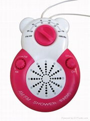 AM/FM SHOWER RADIO