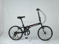 德萊獅鋁合金折疊自行車
