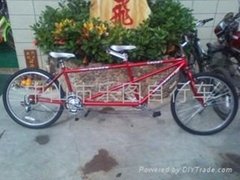 Leisure tandem bicycle (export version)