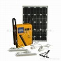 100W solar power system for home use or