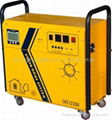 300w portable solar system with LCD display for home use