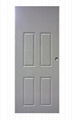 6 panel powder coated steel door/6 panel powder coated metal door 2