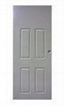 4 panel powder coating metal door/steel panel door