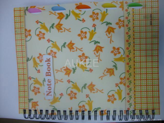 PP COVER WITH DIVIDER NOTEBOOK 2