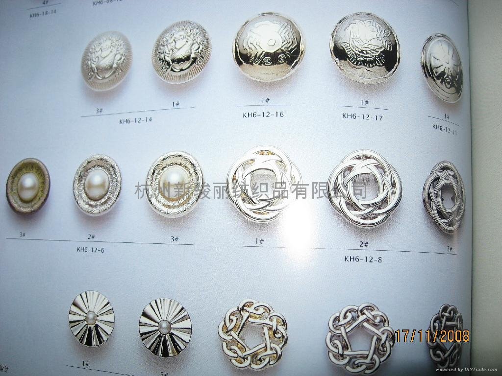 metal buttons
