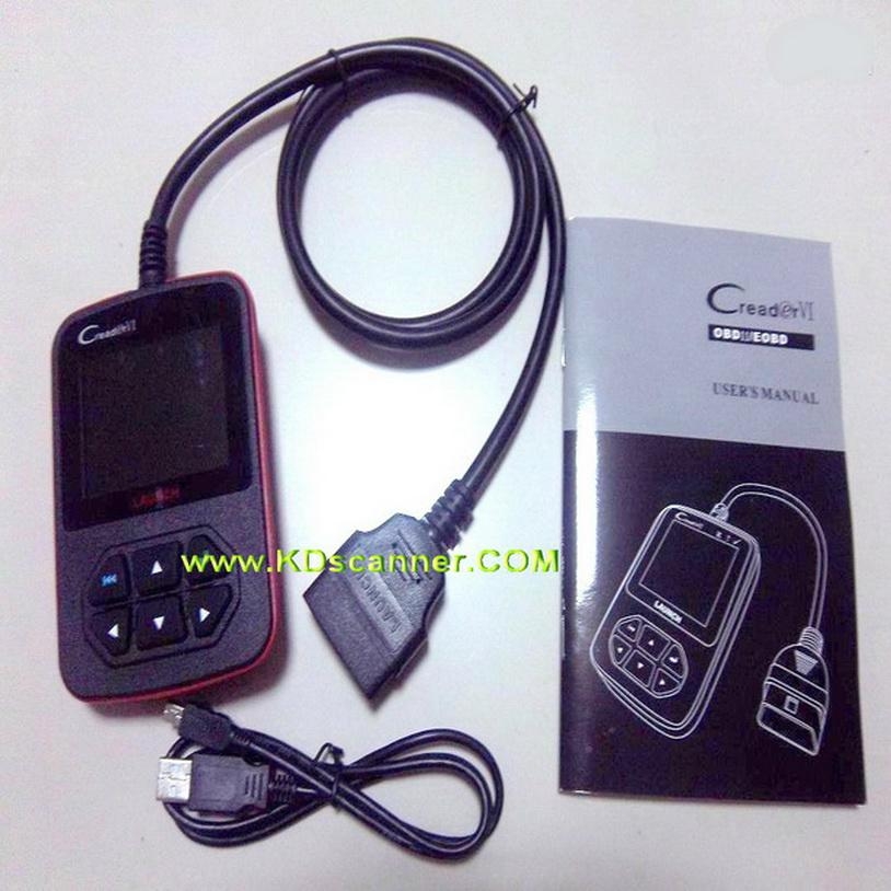 2012 NEWEST Launch Creader VI Code reader OBD & EOBD color screen 5