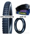 Motorcycle tyre and inner tube 1