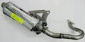 motorcycle exhaust pipe for DIO ZX BWS100 GY6 1