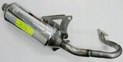 motorcycle exhaust pipe for DIO ZX BWS100 GY6