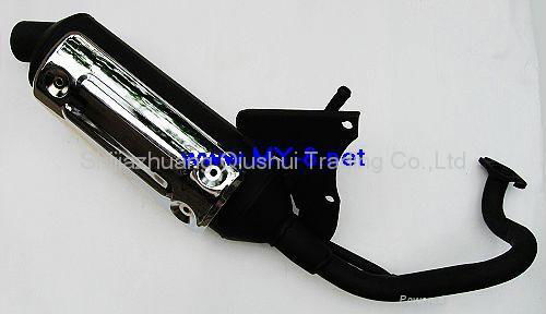 motorcycle exhaust pipe for DIO ZX BWS100 GY6 3