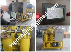 Transformer Oil Purification Machine with PLC control