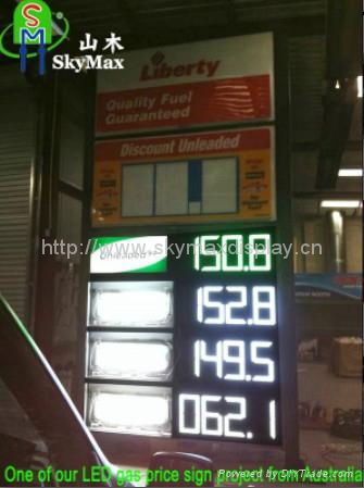 LED Gas Price Display