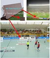 P16 stadium perimeter led advertising display