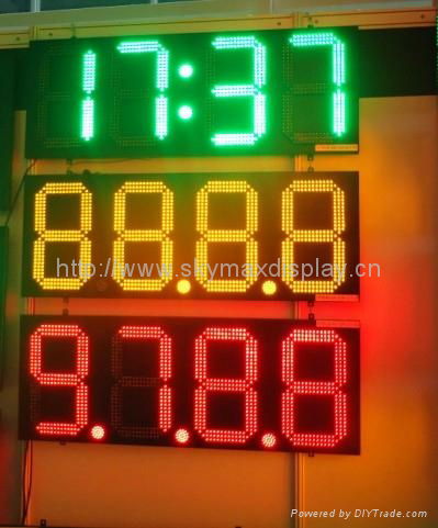 P16 LED gas Price sign 3