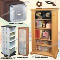 DVD storage rack/cabinet