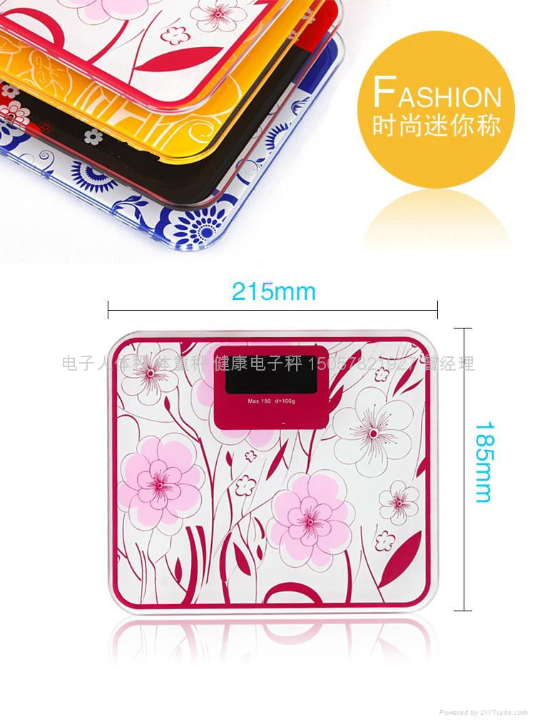 Portable Bathroom Scale with fashion design  2