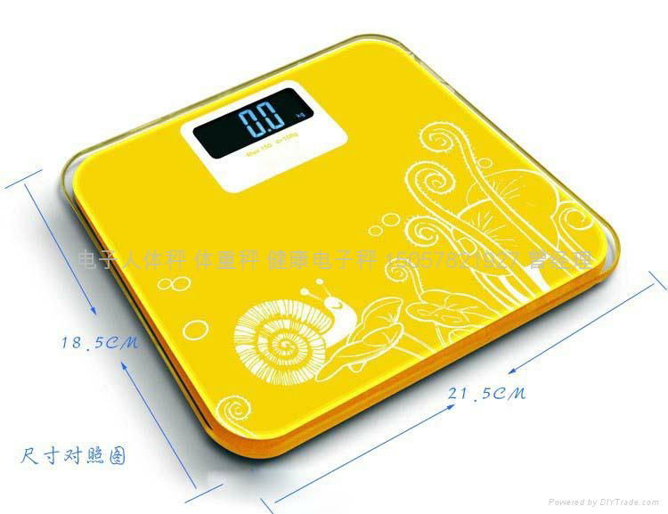 Portable Bathroom Scale with fashion design  5