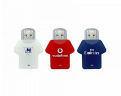 PVC usb flash drive in clothes shape