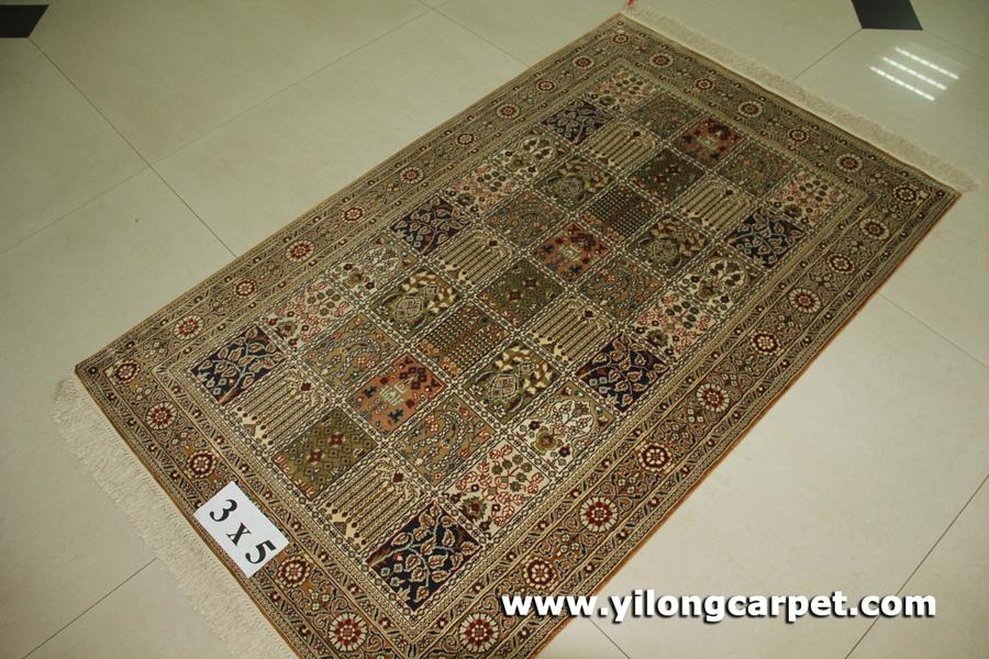 Factory Wholesale Price 3x5 Handmade Persian Silk Carpet b123x5
