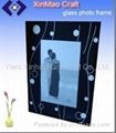wedding glass mirror photo frame
