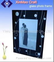 wedding glass mirror photo frame