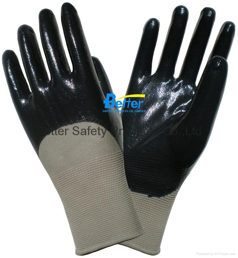 Hight Quality Nitrile Foam Finished Work Gloves