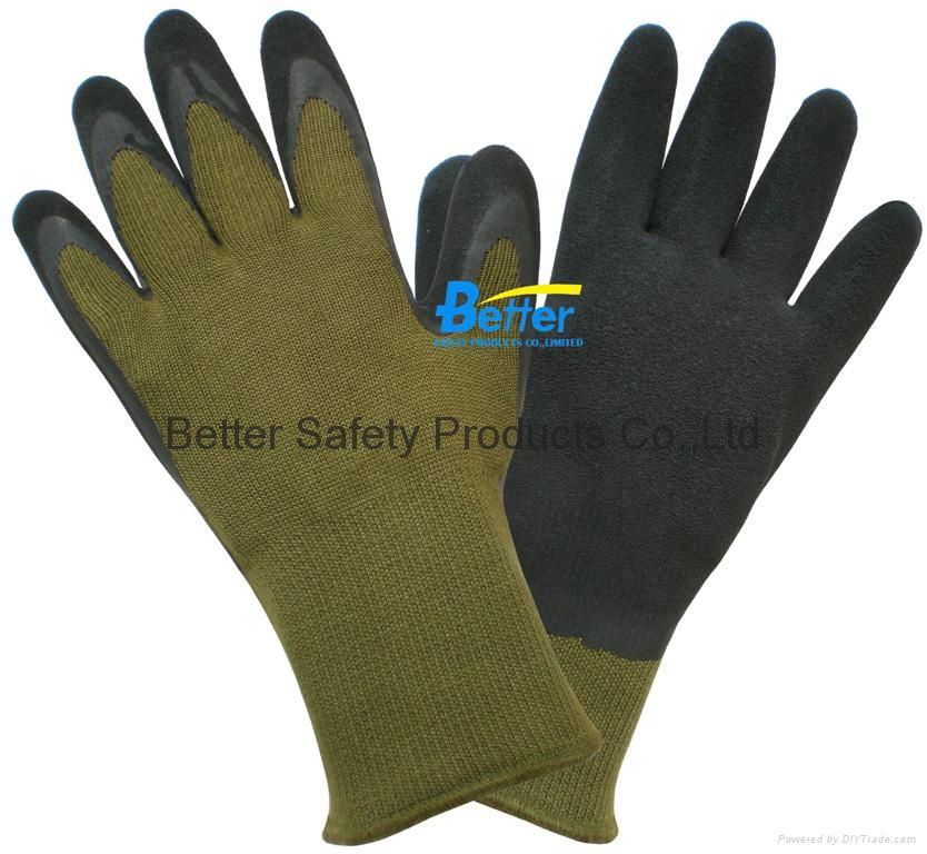 High Quality 10 Guage T/C Yarn Knitted Shell With Latex Coated Work Gloves 2