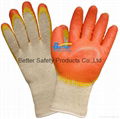 High Quality 10 Guage T/C Yarn Knitted Shell With Latex Coated Work Gloves 3