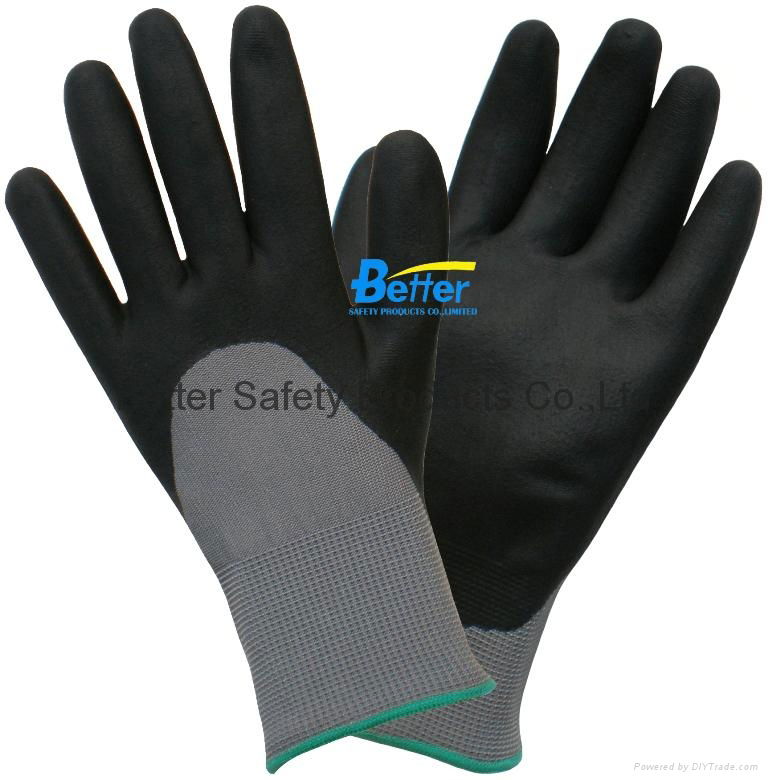 Hight Quality Nitrile Foam Finished Work Gloves 2