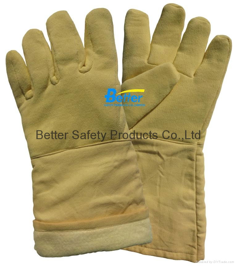 500 Centigrade 100% Aramid Fiber Resistant Work Gloves-BGKH004 