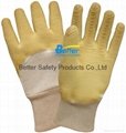 Cotton Interlock/Jersey Lining With Latex Dipped Work Gloves 5