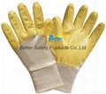 High Quality Jersey Lining With Nitrile Dipped Work Gloves 5