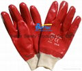 Cotton Interlock Lining With PVC Dipped Work Gloves 3