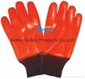 Cotton Interlock Lining With PVC Dipped Work Gloves 4