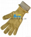 500 Centigrade 100% Aramid Fiber Resistant Work Gloves-BGKH004  3